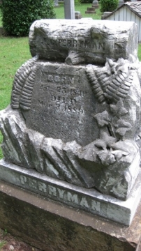 Perryman Cemetery Gravestone