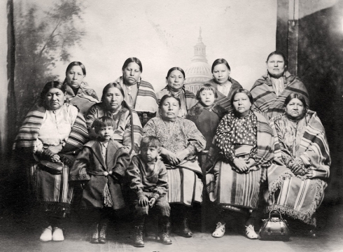 Osage Women and children