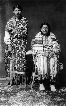 Osage women: unidentified, Rosa Bigheart Tallchief