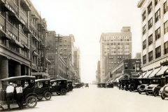 Looking south on Boston from 2nd Street