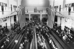 registration room, 1912