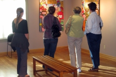 Visitors in gallery