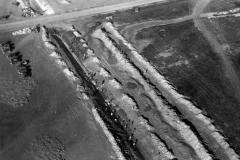 Work Project Administration (WPA) construction of the Tulsa Rose Garden at Woodward Park near 21st and Peoria Avenue, circa 1932.