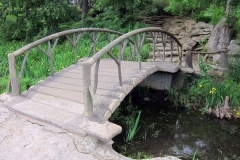 current, arched bridge