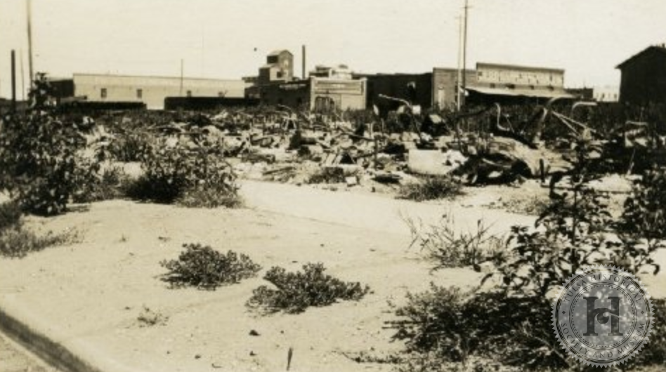 Ruins after the 1921 Tulsa Race Riot/Massacre