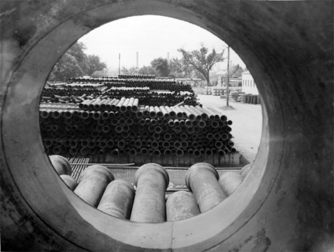 Supplies for Spavinaw pipeline construction