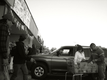 Outside the Market by Wade Harris