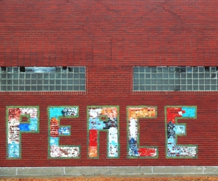 Peace On a Wall by Wade Harris