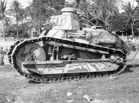 World War I  Military Tank.