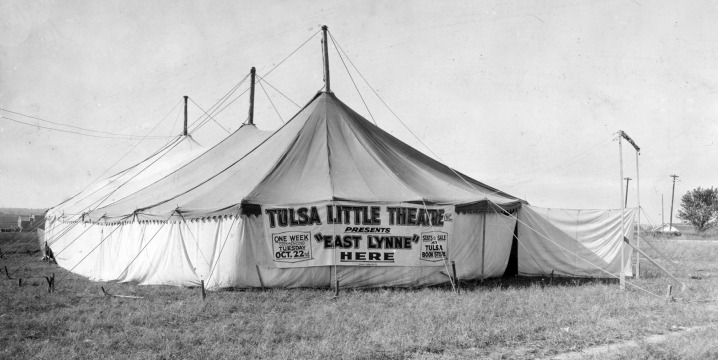 Courtesy of Theatre Tulsa
First production at future site of Theatre Tulsa, 15th &amp; Delaware