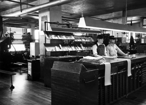 Typesetting Department