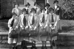 BFC A1597Ladies Aides, circa 1928. The aides assisted in the care of Tulsa children during the Depression by ensuring proper nutrition and providing childcare education.