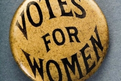 Votes for Women button